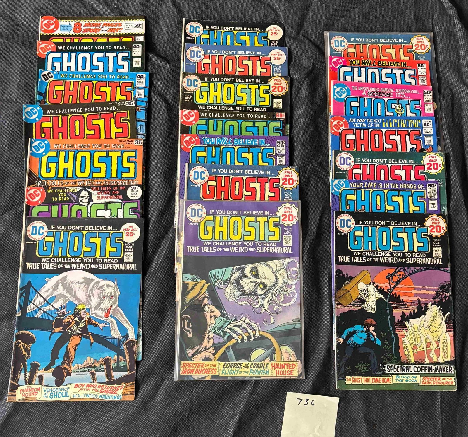DC Bronze Age Ghosts Comic Books (1 of 4)