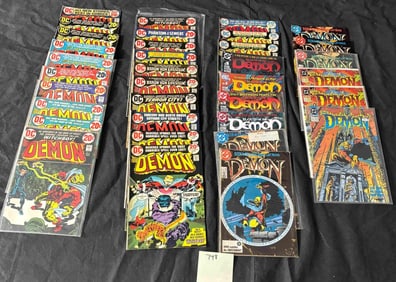 Demon Bronze Age Comic Lot w/ #1 Issue +
