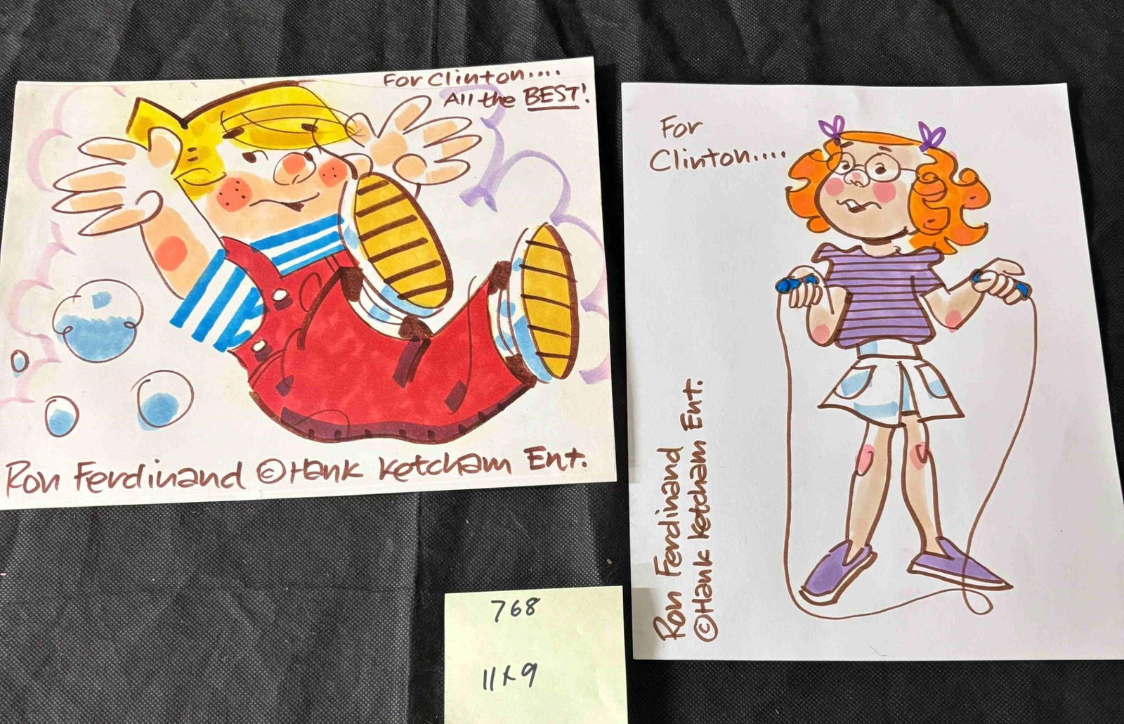 Ron Ferdinand Color Dennis The Menace Originals (1 of 2)