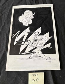TJ Tobolski Signed Original Art Page