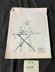 Todd Rohnke Original Power Girl Art Signed