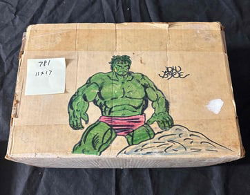 John Byrne Signed Color Full Hulk Original Art