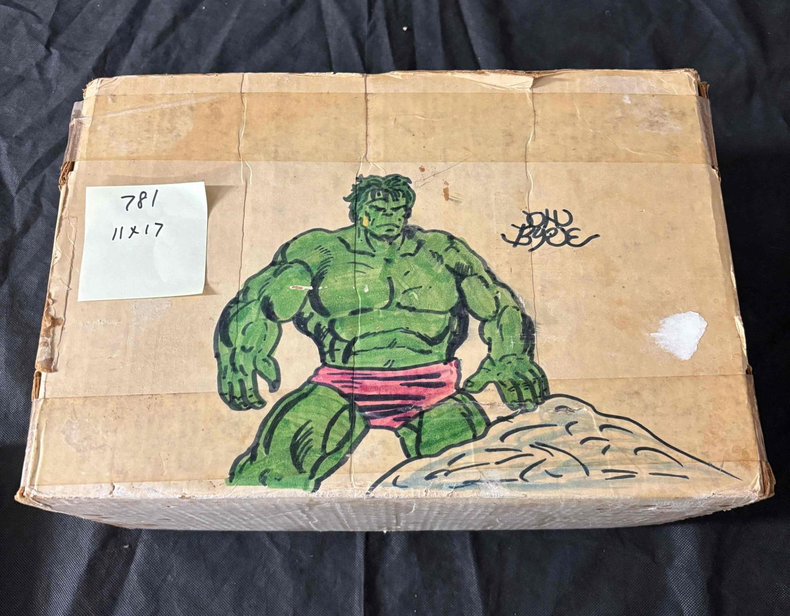 John Byrne Signed Color Full Hulk Original Art (1 of 5)