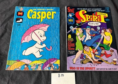 Spirit 1 + Casper Silver Age Comic Book
