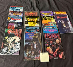 Nice Bronze Age Indy Horror Comic Lot