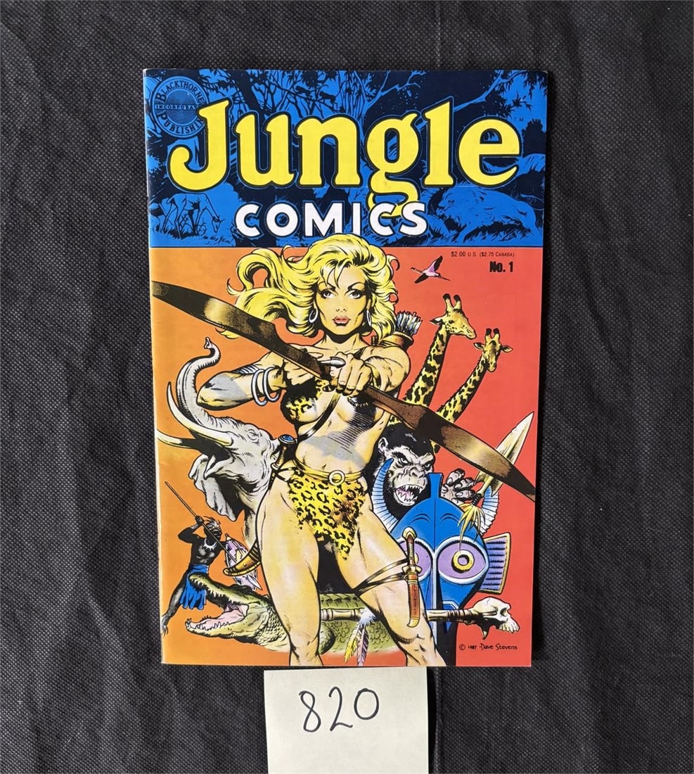 Jungle Comics 1 Classic Dave Steven Cover Art! (1 of 1)