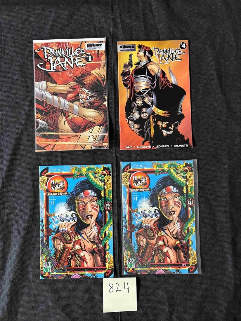 Pain Killer Jane 1 & Hari Kari 1 Indy Comics + (1 of 1)