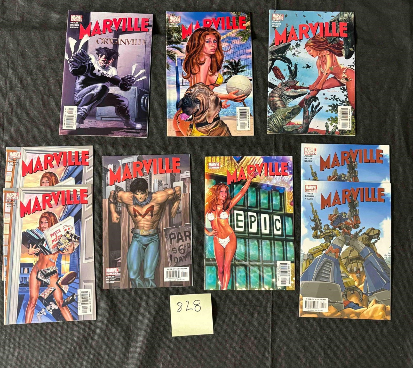 Marville Greg Horn Marvel Comics Lot + (1 of 1)