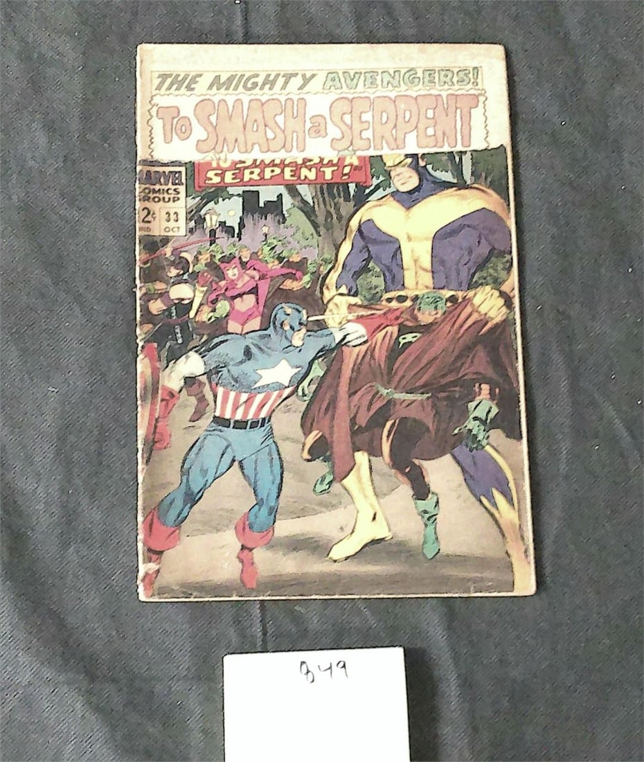 Avengers 33 Silver Age Comic (1 of 2)