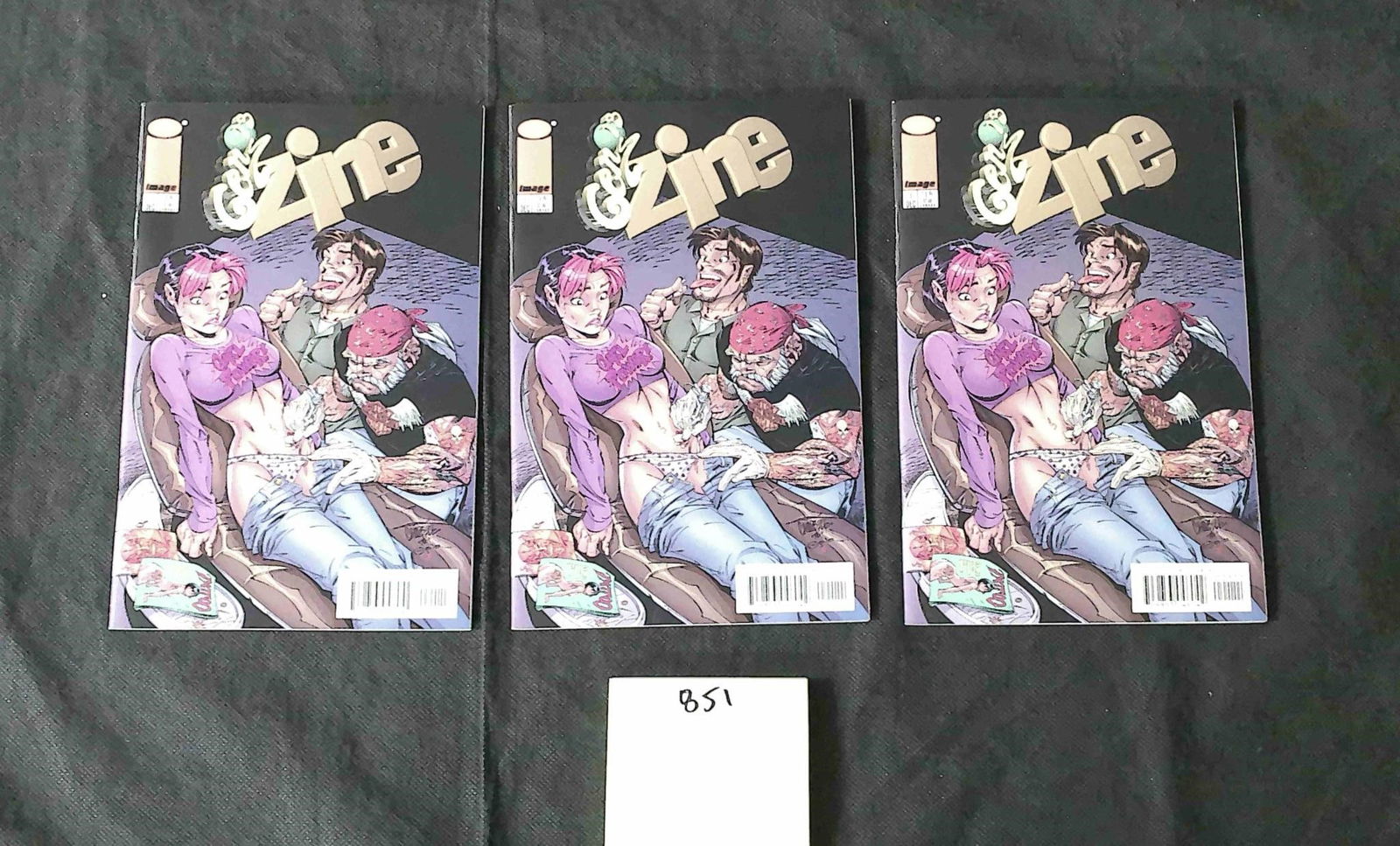 GenZine Ash Can J. Scott Campbell Comic X3: We offer in person or virtual previews of auction lots up until the day before the auction. All items are sold as is. Please look at pictures carefully to determine what you believe are the condition