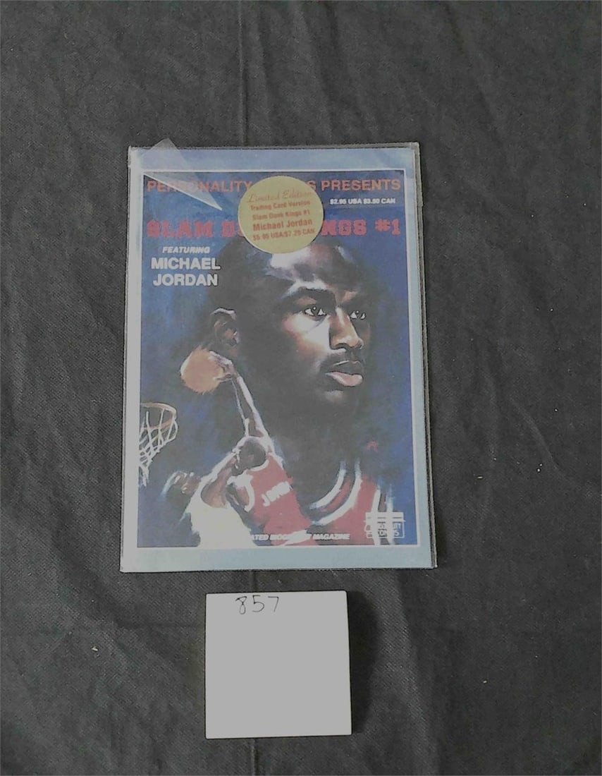 Personality Comics Presents Michael Jordan Sealed: We offer in person or virtual previews of auction lots up until the day before the auction. All items are sold as is. Please look at pictures carefully to determine what you believe are the condition 