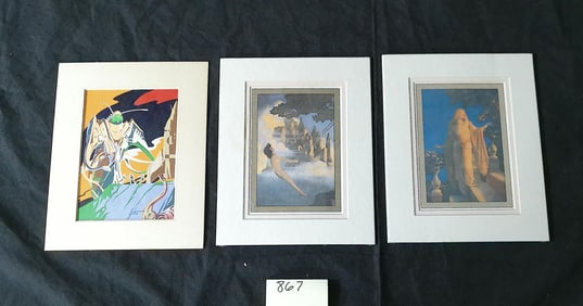 Group of 4X6 Hand Painted Original Art