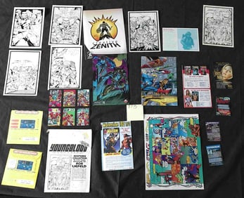 Mix Group of Comic Collectibles