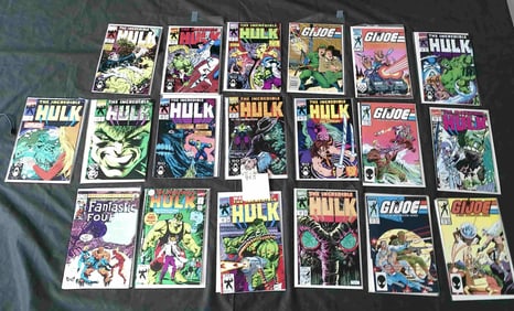 Bronze Age Marvel Comics w/ Hulk , GI Joe +
