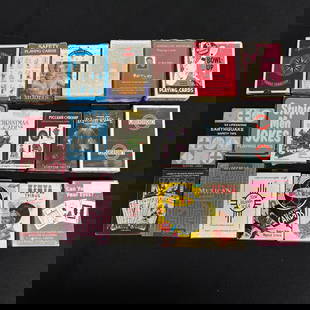 Playing Card Decks, Some Sealed: Lot of playing card decks. All items are sold as is. Please look at pictures carefully to determine what you believe are the condition of each lot. By choosing which card to use to register to bid,