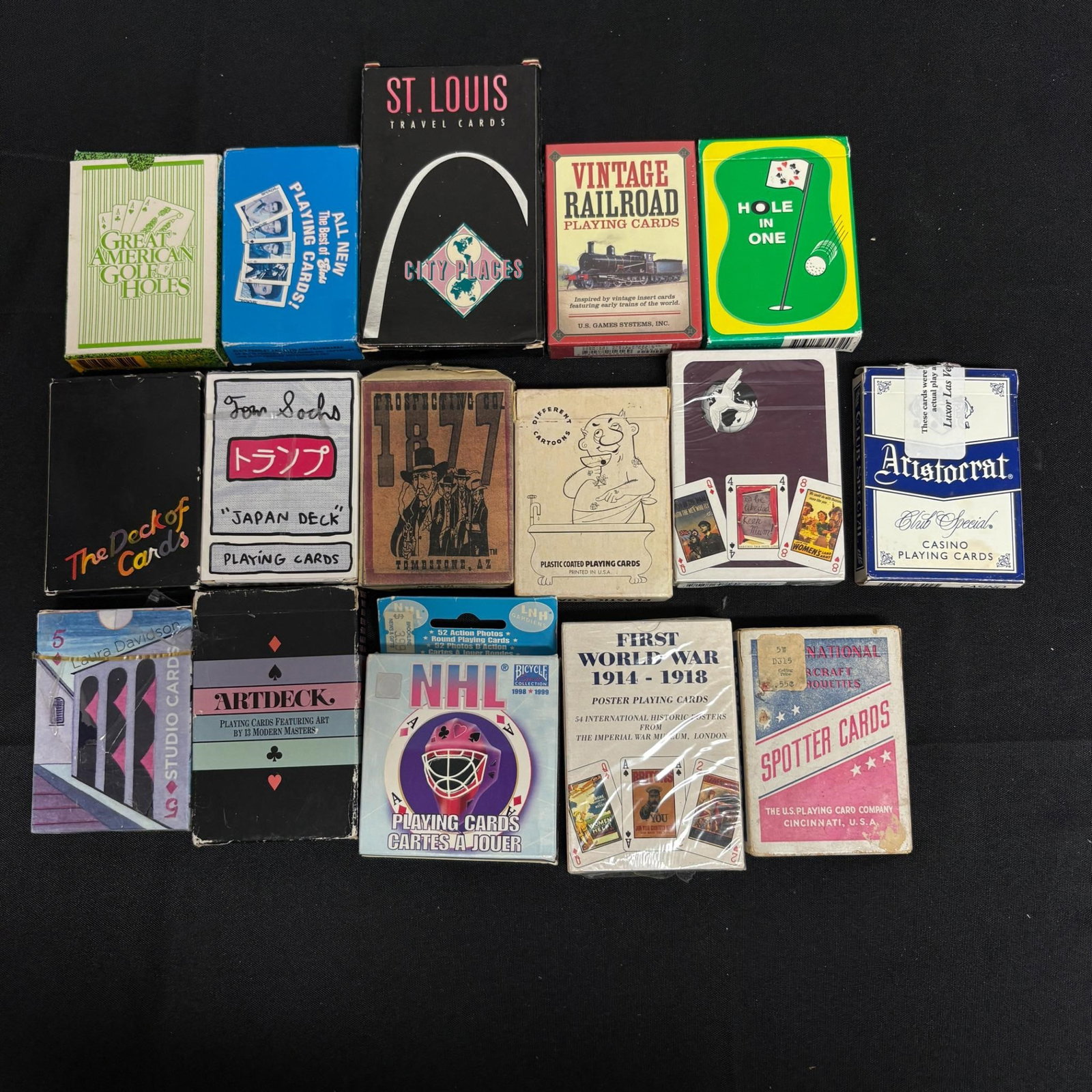 Lot of Playing Card Decks, Some Sealed: All items are sold as is. Please look at pictures carefully to determine what you believe are the condition of each lot. By choosing which card to use to register to bid, you authorize us to use the c