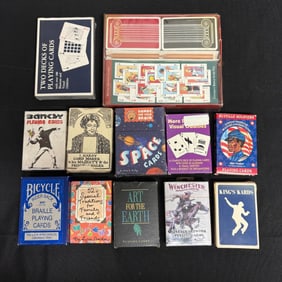 Large lot of Playing Card Decks, Some Sealed