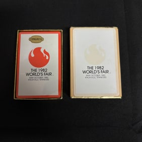 1982 World's Fair Playing Cards, partial seal