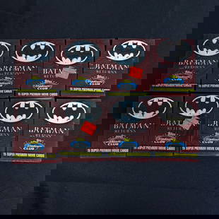 Sealed Batman Returns Topps Stadium Club Packs: Sealed Batman Returns cards Topps Packs. All items are sold as is. Please look at pictures carefully to determine what you believe are the condition of each lot. By choosing which card to use to