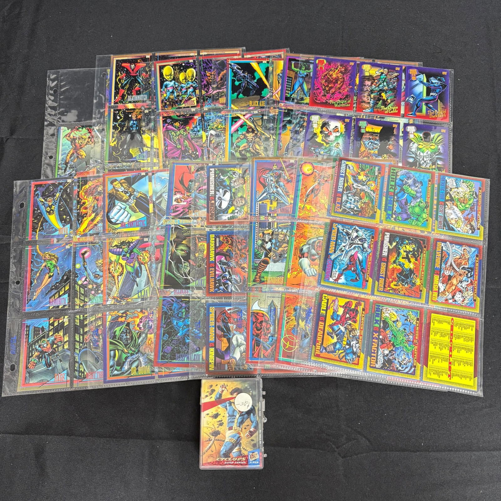 Complete Base 94' Fleer Ultra X-Men, Marvel Cards (1 of 3)