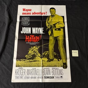 Hatari Original 1967 Reprint One sheet
