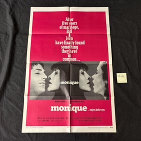 Monique Original 1970 One Sheet, Rated X