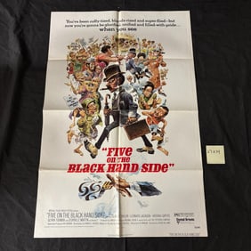 Five on the Black Hand Side Original 1973 1 Sheet