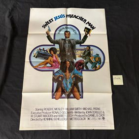 Sweet Jesus Preacher Man Org 1973 1 Sheet Snipe