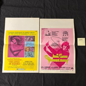 1960s Window Cards Loves of Isadora +