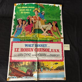 Lt. Robin Crusoe USN Original 1966 One Sheet