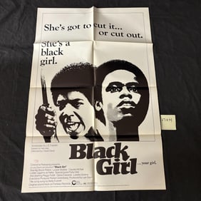 Black Girl Original 1972 Original One Sheet
