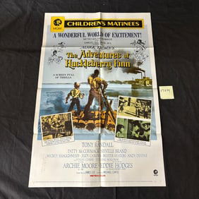 Adventures of Huckleberry Finn R 70 One Sheet