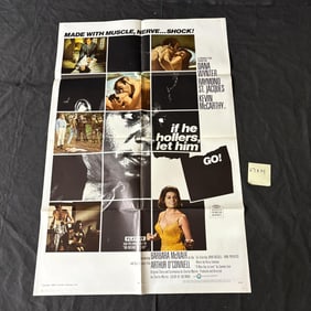 If He Hollers Let Him Go Original 1968 One Sheet