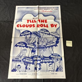 Til the Clouds Roll By Org 1962 Reprint One Sheet