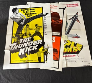 Original Vintage Kung-Fu Movie Posters