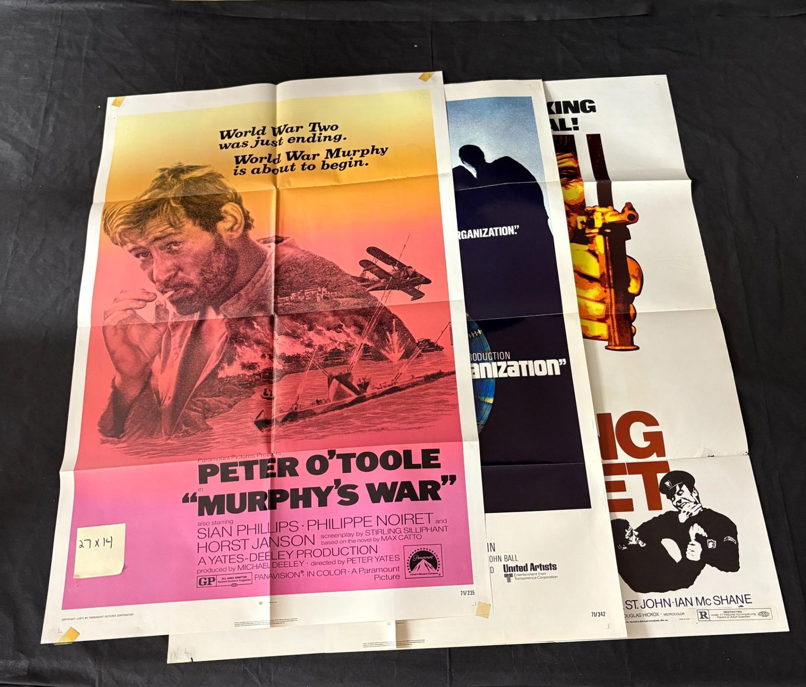 1970s Original Movie Poster Lot, Murphy's War (1 of 4)
