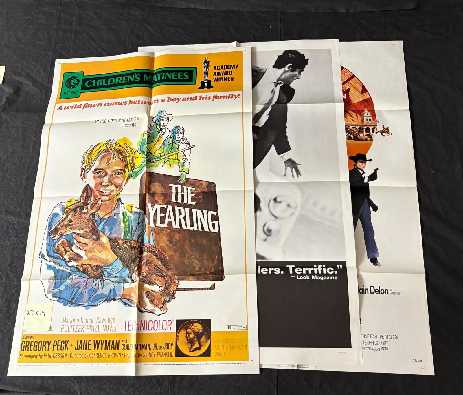 1970s One Sheet Movie Posters, Z, Red Sun + (1 of 4)