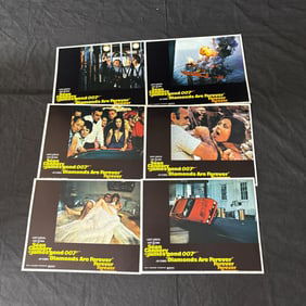 Diamonds Are Forever Original 1971 Lobby Cards