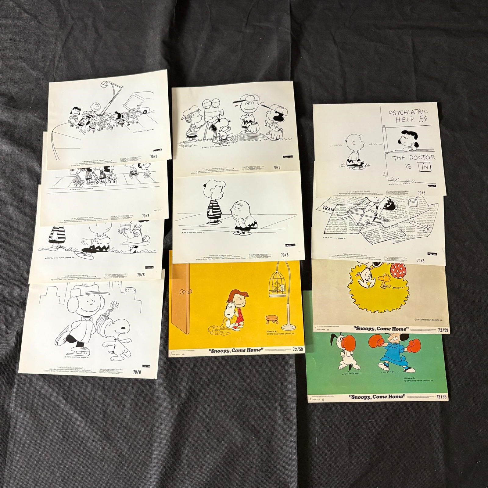 1970s Peanuts Front of House Cards (1 of 2)