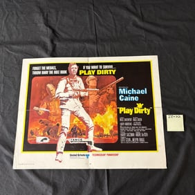 Play Dirty Original 1968 Half Sheet Movie Poster
