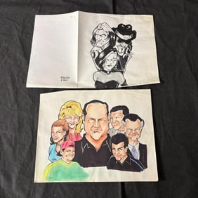 Original Art Signed by Z Welch, Sopranos +