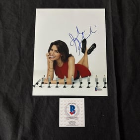 Sarah Shahi Signed Photo, Beckett COA