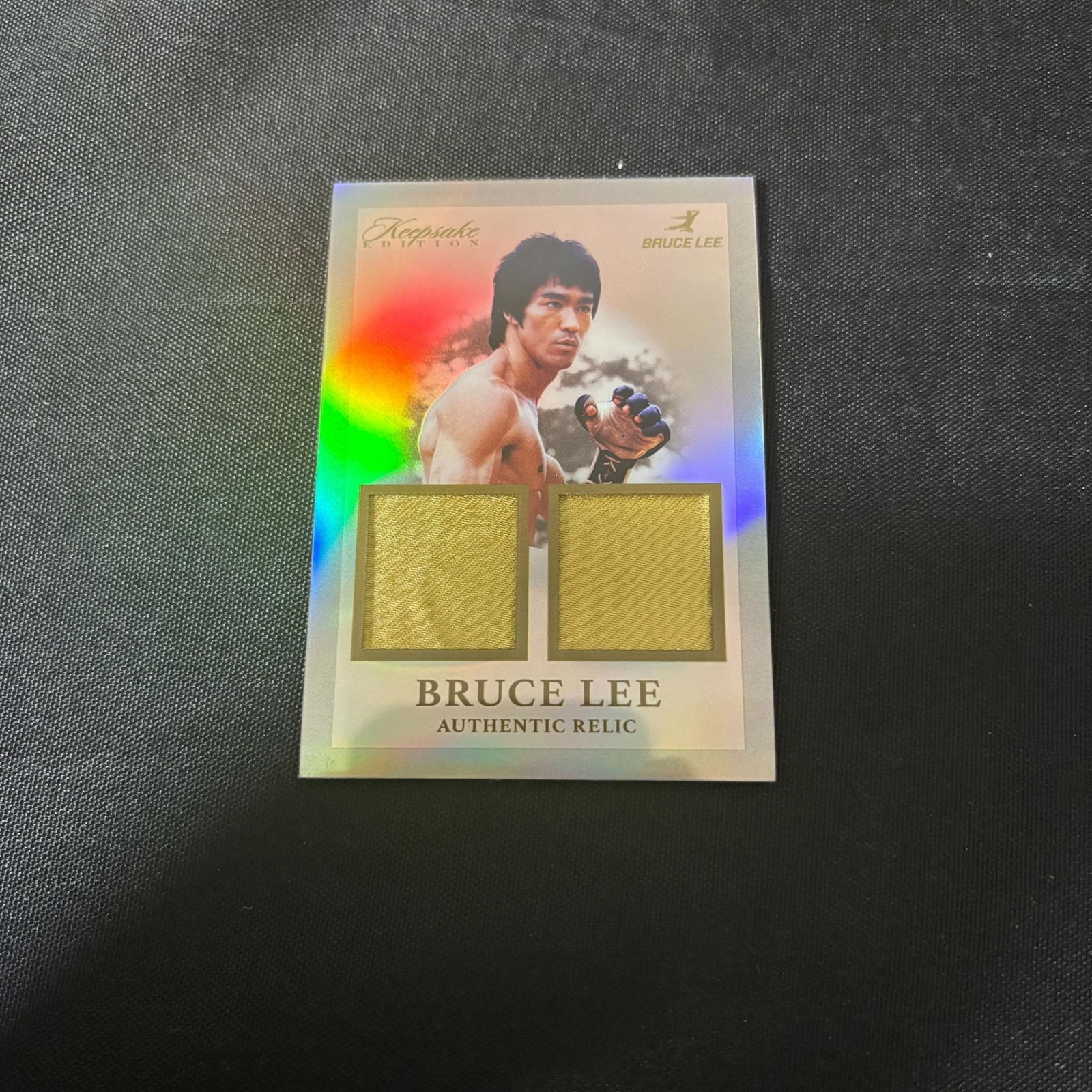 Bruce Lee Keepsake Double Relic Card (1 of 2)