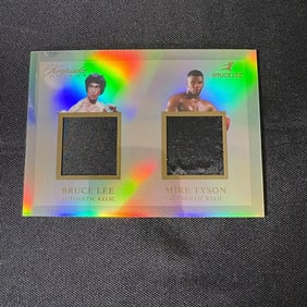 Bruce Lee, Mike Tyson Double Relic Card