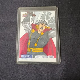 2022 Upper Deck 1/1 Marvel Sketch Card