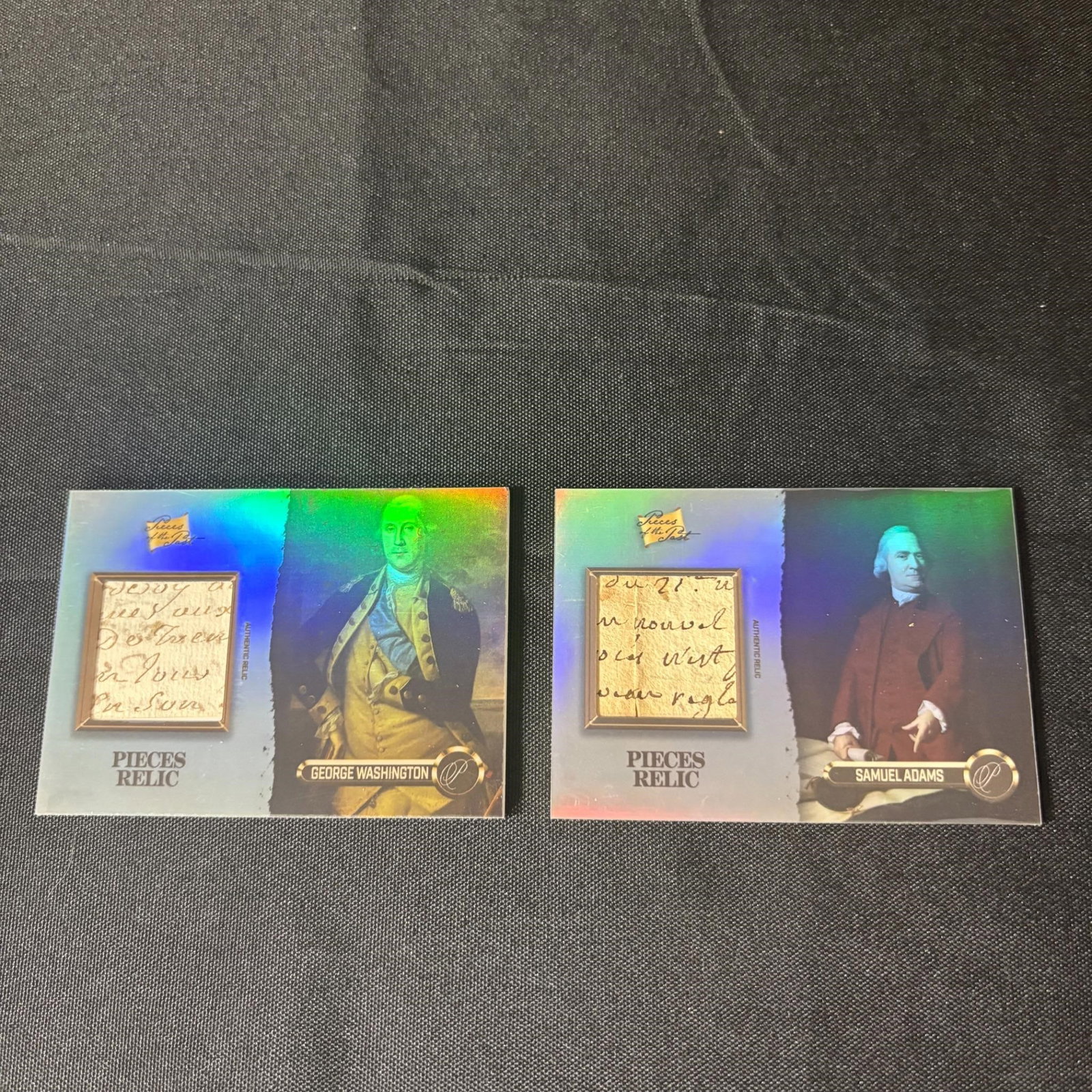 Washington, Adams Relic Cards, Writing (1 of 2)