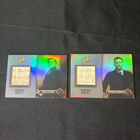 Pierce, Roosevelt Relic Cards, Writing