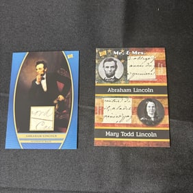 Abraham Lincoln Relic Cards, Writing