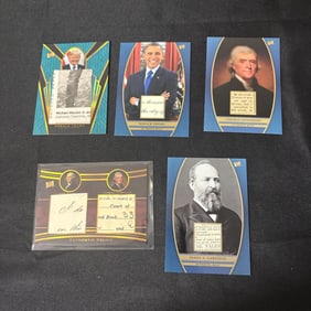 US Presidents Relic Cards, George Washington +