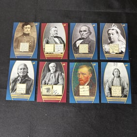 Pieces of the Past Relic Cards, Edison, Van Gogh +